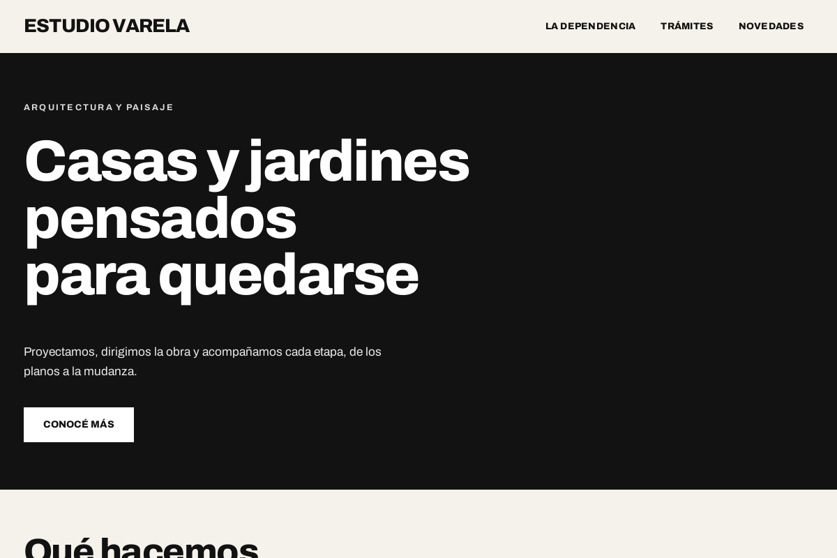 Portada de un sitio con el tema Kiosco